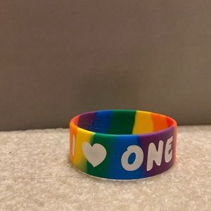 I ❤️ One Direction Rubber Bracelet